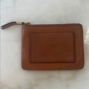 Madewell Tan Leather Card Holder